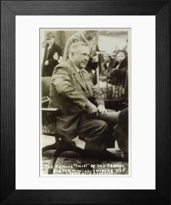Framed Print : Doctor M W Locke in action Framed Print : Doctor M W Locke in action