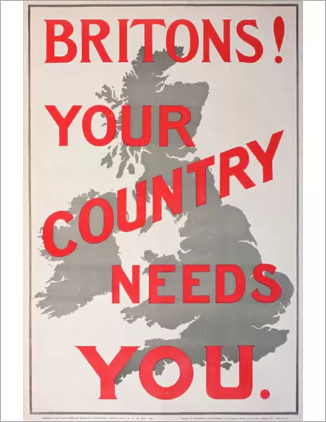 Poster, Britons! Your Country Needs You