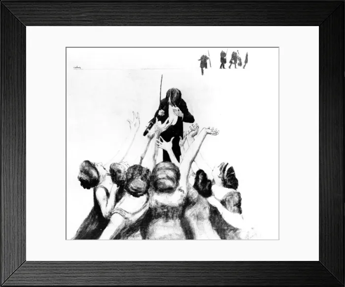 Framed Print : Concert craze in Germany Framed Print : Concert craze in Germany