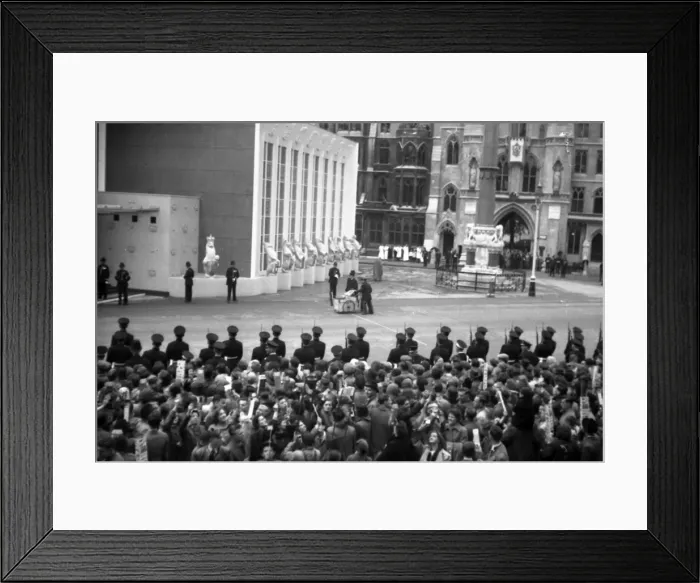 Framed Print : Coronation. The dustman arrives Framed Print : Coronation. The dustman arrives