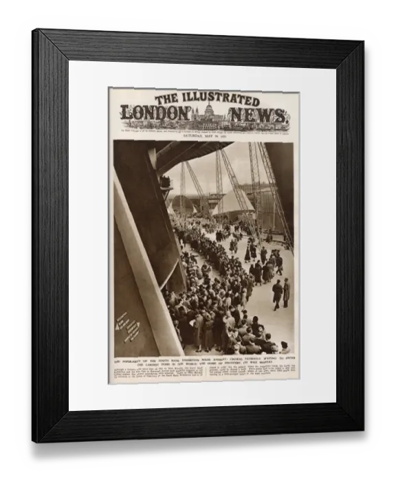 Framed Print : Queue for Dome of Discovery, Festival of Britain Framed Print : Queue for Dome of Discovery, Festival of Britain