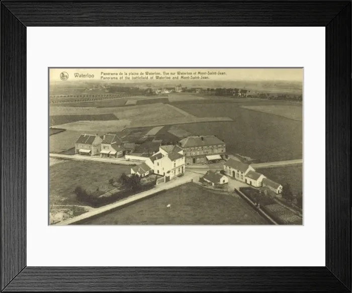 Framed Print : Battlefield of Waterloo and Mont-Saint-Jean Framed Print : Battlefield of Waterloo and Mont-Saint-Jean