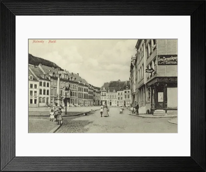 Framed Print : Belgium - Malmedy - The Marketplace Framed Print : Belgium - Malmedy - The Marketplace