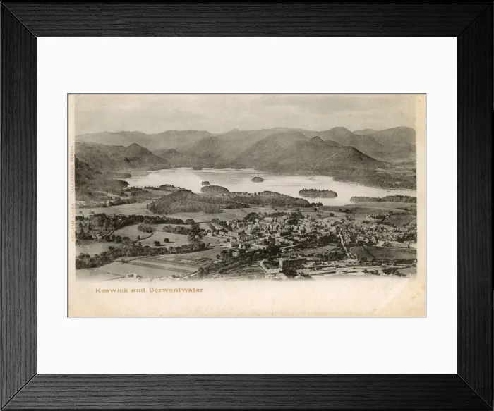 Framed Print : Keswick and Derwentwater - Lake District Framed Print : Keswick and Derwentwater - Lake District