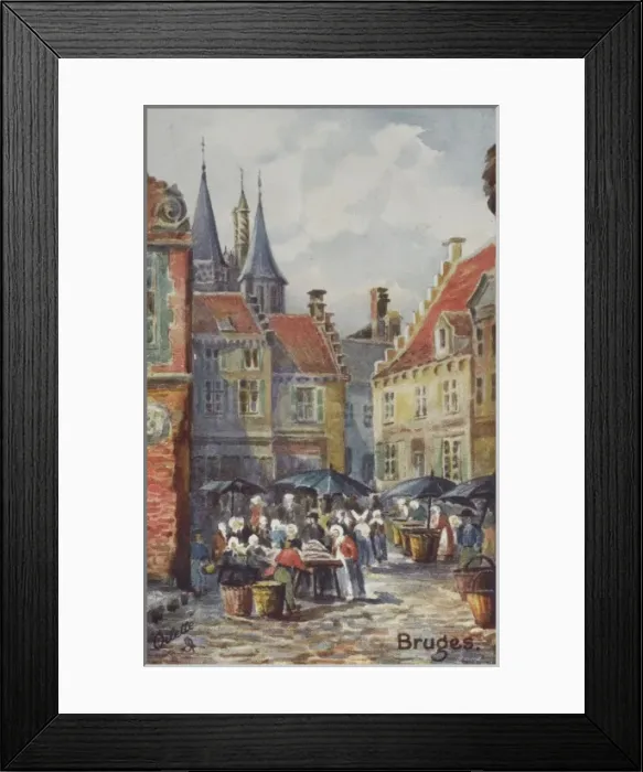 Framed Print : Bruges, Belgium Framed Print : Bruges, Belgium