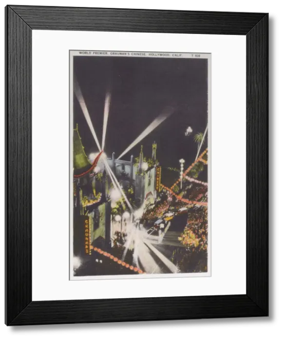 Framed Print : Premiere at Graumans Chinese Theatre Framed Print : Premiere at Graumans Chinese Theatre