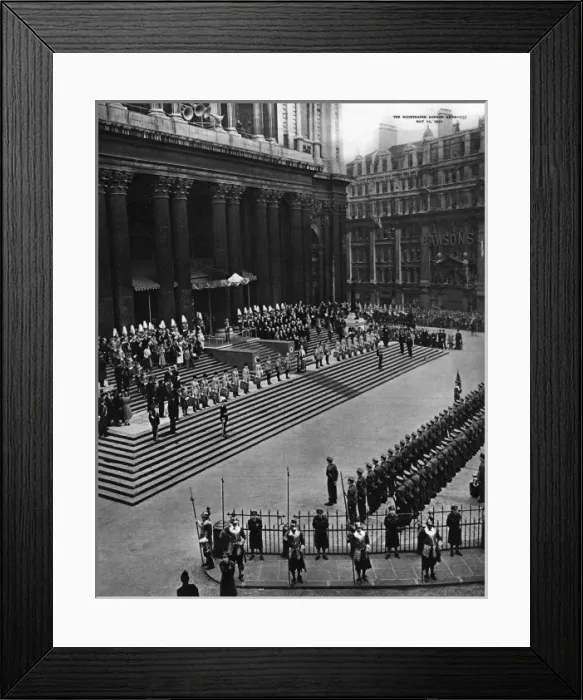Framed Print : George VI opening Festival of Britain, St Pauls Cathedral Framed Print : George VI opening Festival of Britain, St Pauls Cathedral