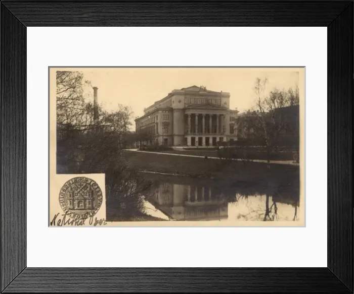Framed Print : Riga, Latvia - National Opera House Framed Print : Riga, Latvia - National Opera House