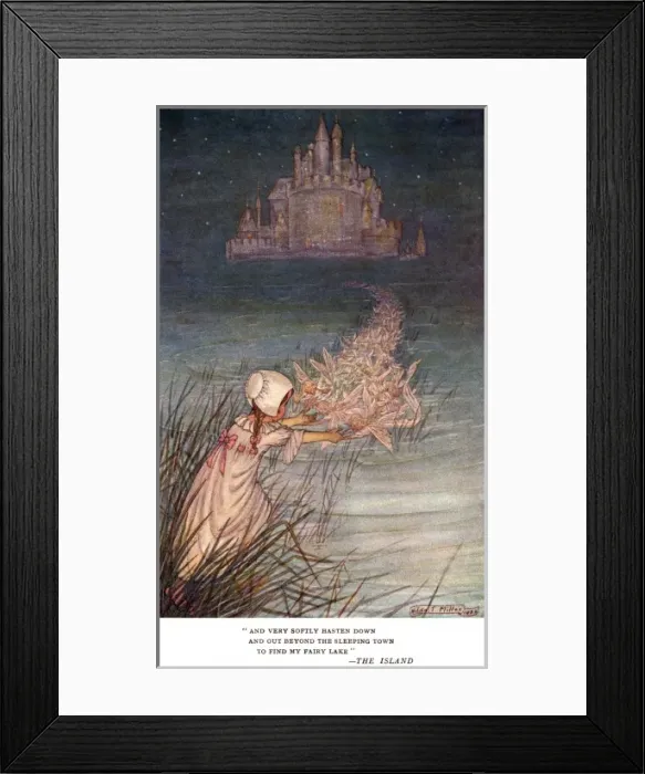 Framed Print : And very softly hasten down Framed Print : And very softly hasten down