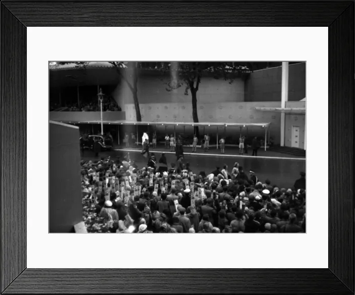 Framed Print : Coronation. Coverway alongside the abbey Framed Print : Coronation. Coverway alongside the abbey