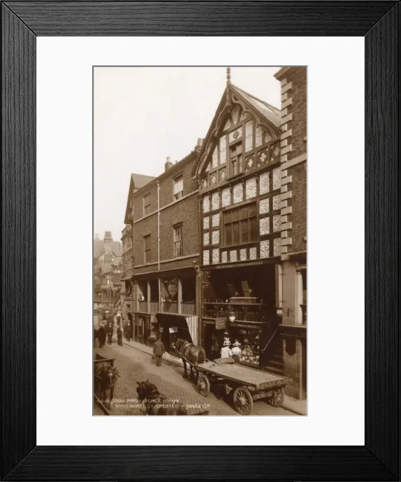 Framed Print : Gods Provident House - Chester Framed Print : Gods Provident House - Chester