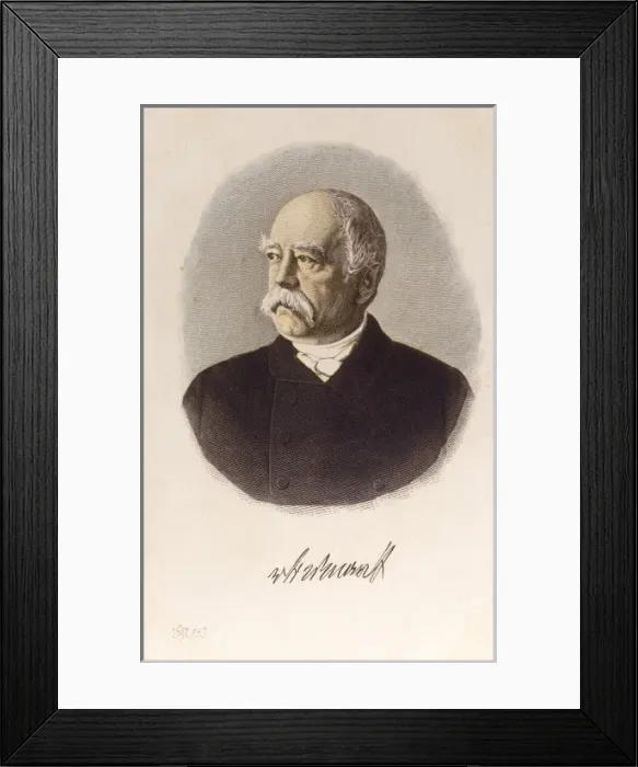 Framed Print : Bismarck - Prussian Statesman Framed Print : Bismarck - Prussian Statesman