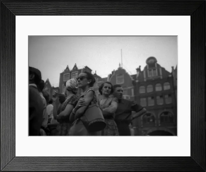 Framed Print : Coronation. Close up spectators. Golden Sq Framed Print : Coronation. Close up spectators. Golden Sq