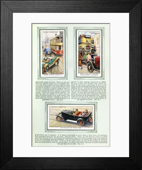 Framed Print : Page from Safety First Album Framed Print : Page from Safety First Album