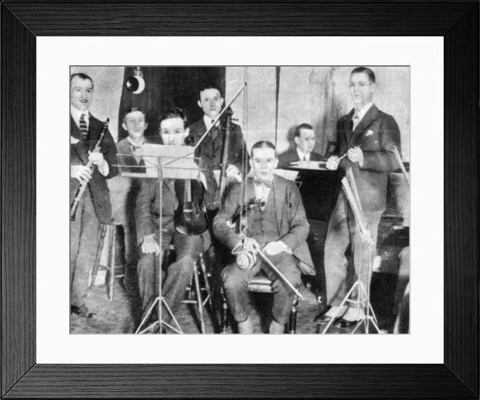 Framed Print : Stanton Jefferies and his orchestra, 1920s Framed Print : Stanton Jefferies and his orchestra, 1920s