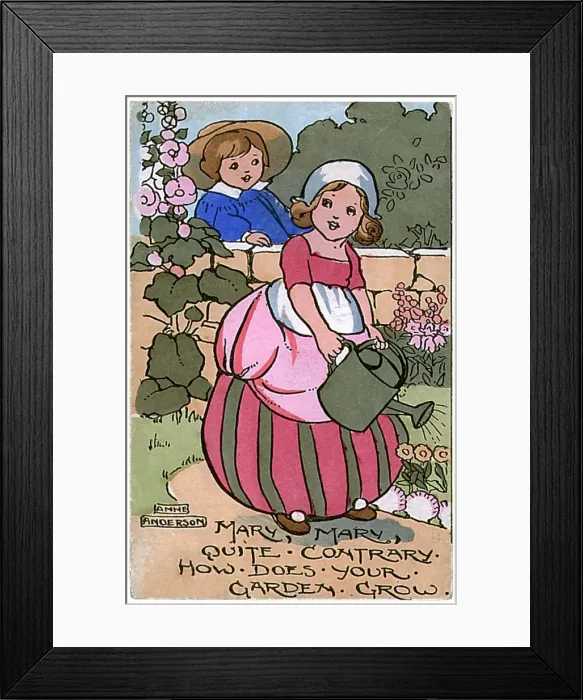 Framed Print : Mary, Mary, quite contrary
