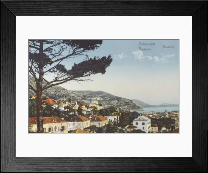 Framed Print : Croatia - Dubrovnik - Busovina district Framed Print : Croatia - Dubrovnik - Busovina district