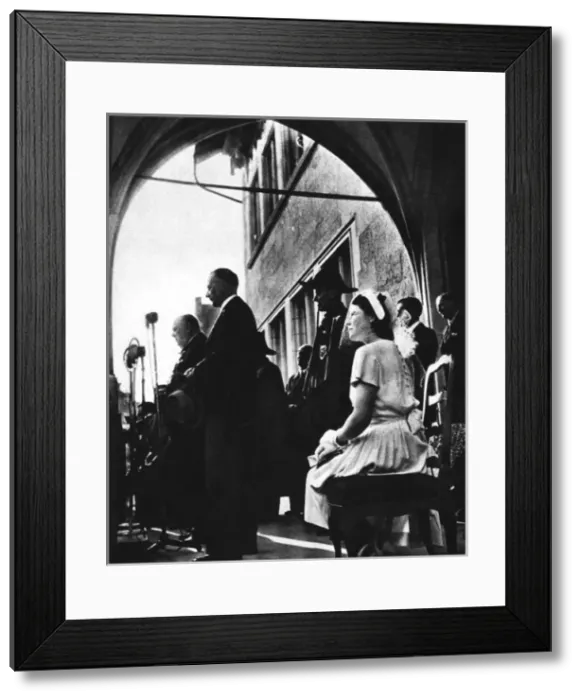 Framed Print : Mary Churchill in Switzerland, 1946 Framed Print : Mary Churchill in Switzerland, 1946