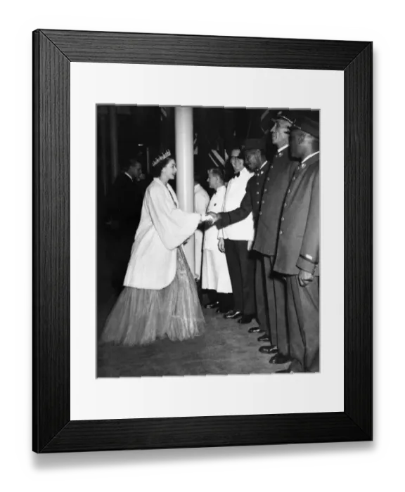 Framed Print : Princess Elizabeth - Royal Tour of Canada Framed Print : Princess Elizabeth - Royal Tour of Canada