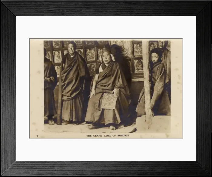 Framed Print : The Grand Lama of Rongbuk Framed Print : The Grand Lama of Rongbuk
