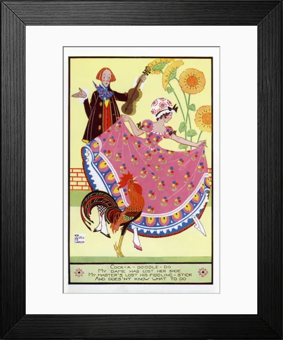 Framed Print : J Mercer. Cock-a-doodle-do Framed Print : J Mercer. Cock-a-doodle-do