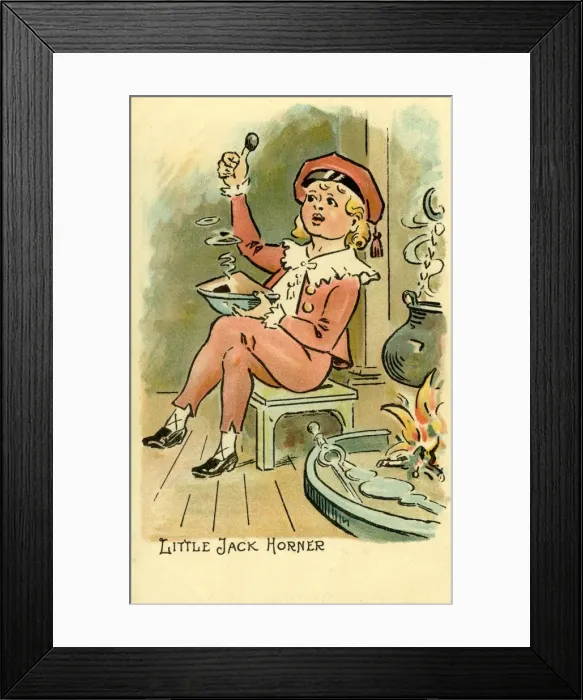 Framed Print : Anon 4. Little Jack Horner Framed Print : Anon 4. Little Jack Horner
