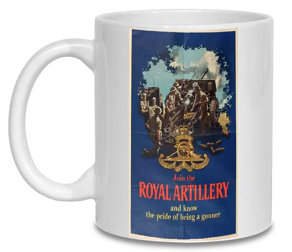 Recruitment poster, Join the Royal Artillery