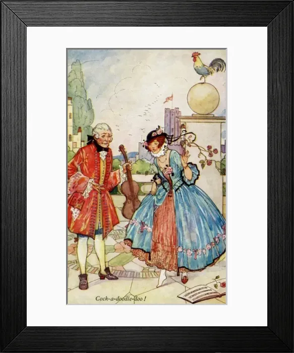 Framed Print : D Wheeler. Cock-a-doodle-do Framed Print : D Wheeler. Cock-a-doodle-do