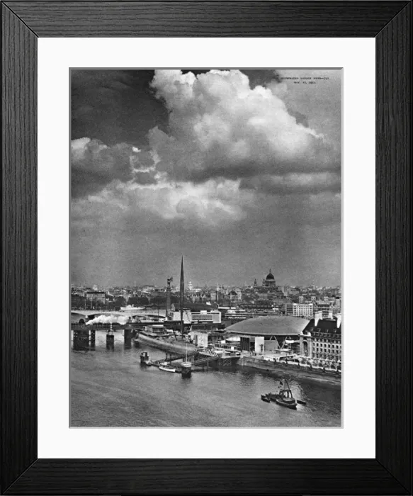 Framed Print : Festival of Britain site, South Bank, London Framed Print : Festival of Britain site, South Bank, London