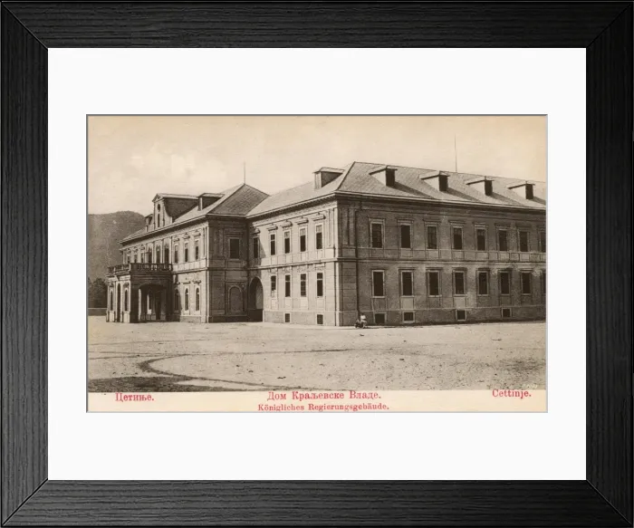 Framed Print : Cetinje, Montenegro - Government Buildings Framed Print : Cetinje, Montenegro - Government Buildings
