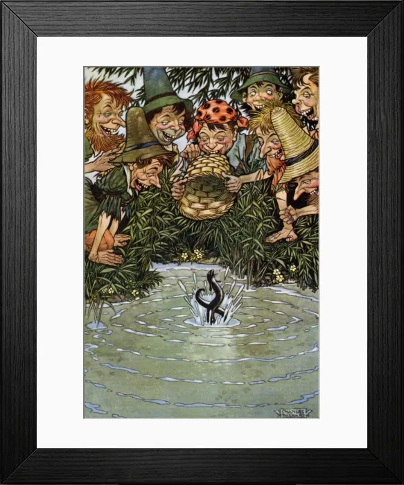 Framed Print : The Wise Men Gotham by Charles Folkard Framed Print : The Wise Men Gotham by Charles Folkard