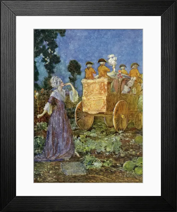 Framed Print : Cinderella by Millicent Sowerby Framed Print : Cinderella by Millicent Sowerby