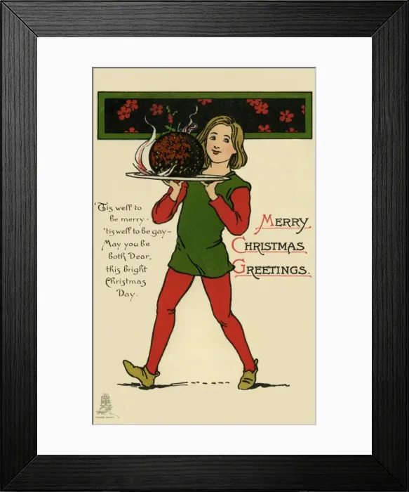 Framed Print : Christmas / New Year. Christmas pudding Framed Print : Christmas / New Year. Christmas pudding