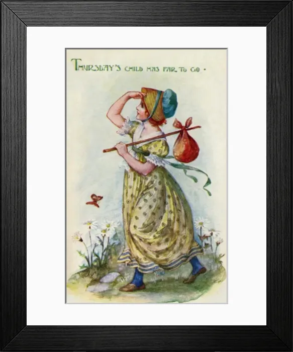 Framed Print : Thursdays Child by May Bowley Framed Print : Thursdays Child by May Bowley