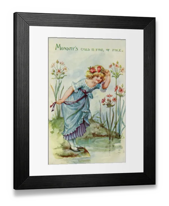 Framed Print : Mondays Child by May Bowley Framed Print : Mondays Child by May Bowley