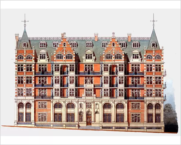 Architects proposed front elevation, IMechE HQ