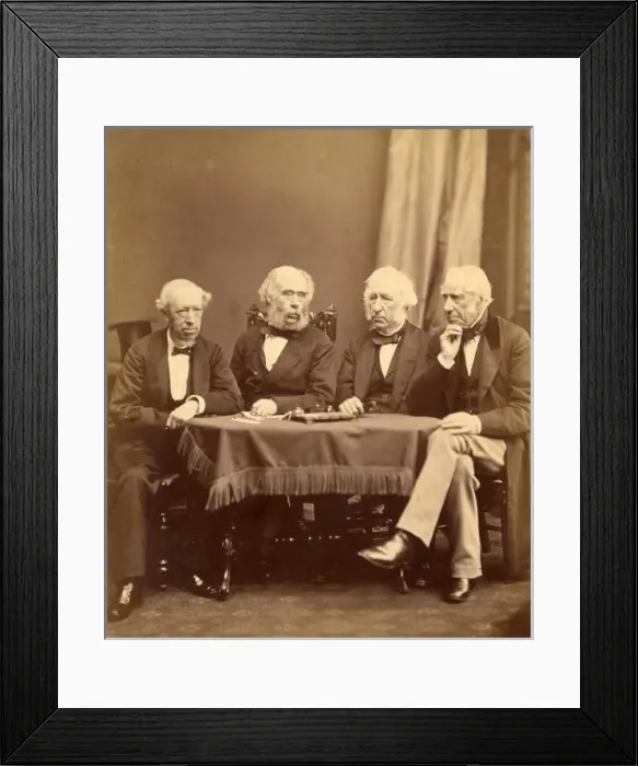 Framed Print : Four presidents of the IMechE Framed Print : Four presidents of the IMechE