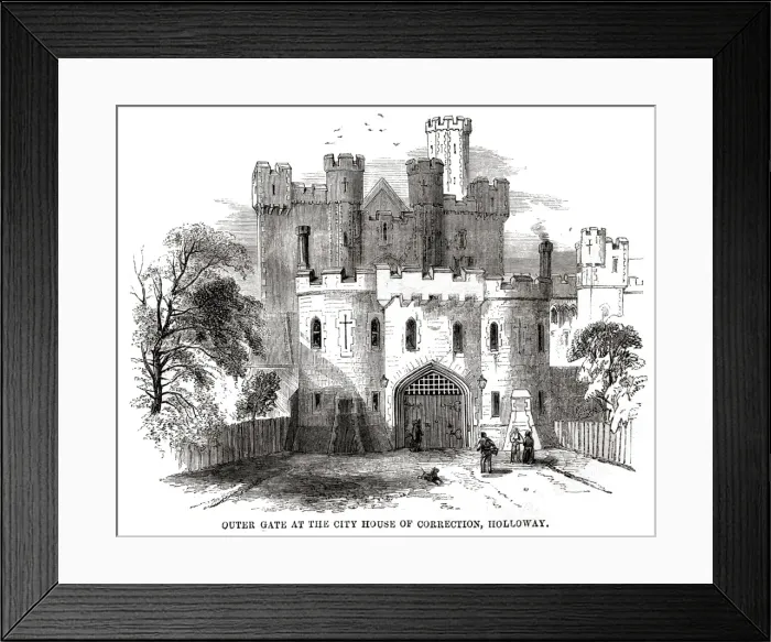 Framed Print : Outer gate at Holloway Prison Framed Print : Outer gate at Holloway Prison