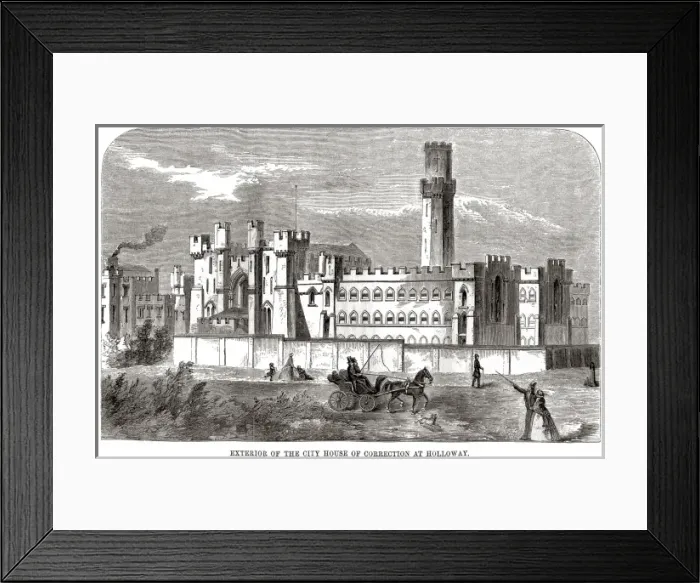 Framed Print : Exterior view of Holloway Prison Framed Print : Exterior view of Holloway Prison