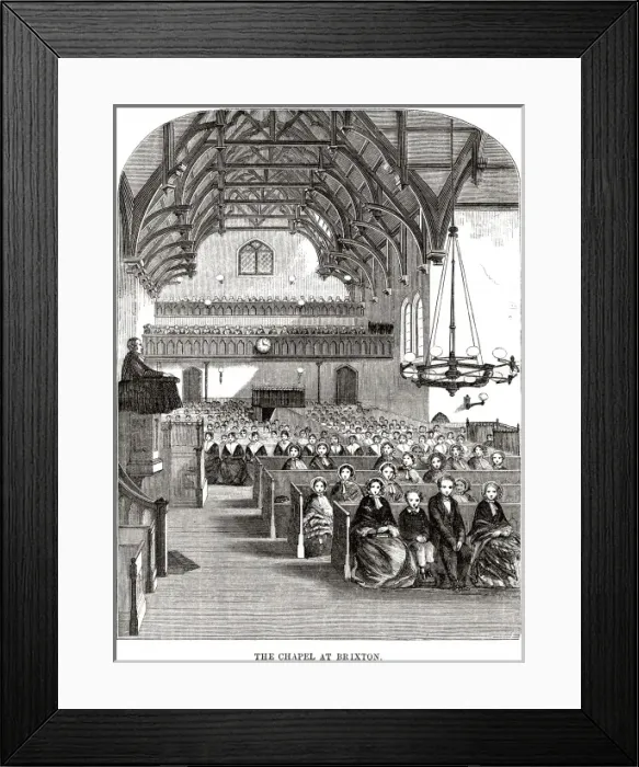 Framed Print : Chapel at Brixton Prison Framed Print : Chapel at Brixton Prison