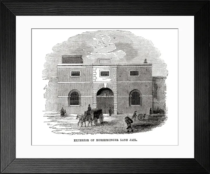 Framed Print : Surrey County Gaol, Horsemonger Lane Framed Print : Surrey County Gaol, Horsemonger Lane