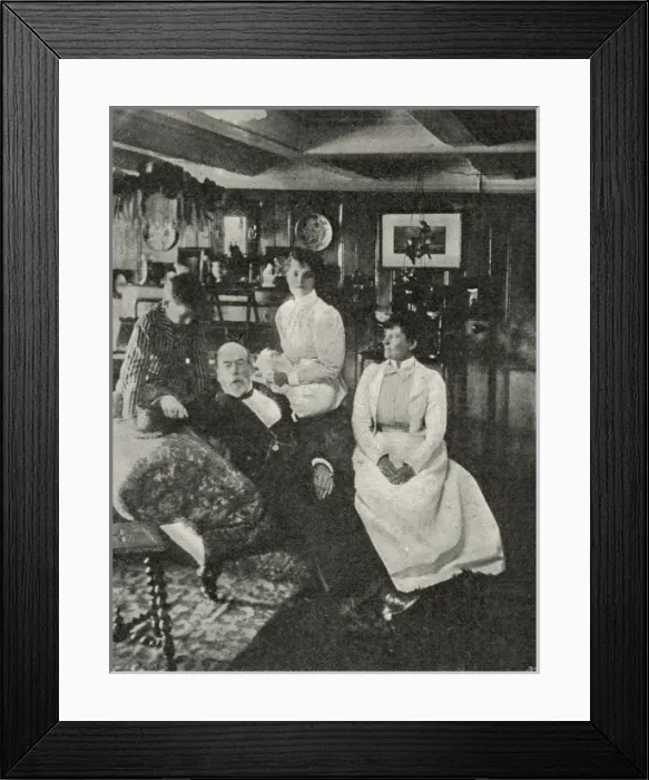 Framed Print : TS Exmouth - Captain W. S. Bourchier and family Framed Print : TS Exmouth - Captain W. S. Bourchier and family