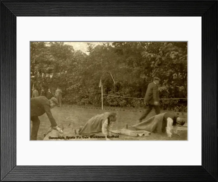 Framed Print : Sheffield Workhouse - Coronation Sports Day Framed Print : Sheffield Workhouse - Coronation Sports Day