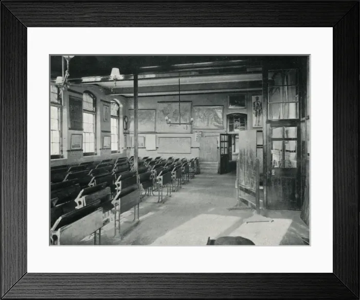 Framed Print : Portslade Industrial School - classroom Framed Print : Portslade Industrial School - classroom