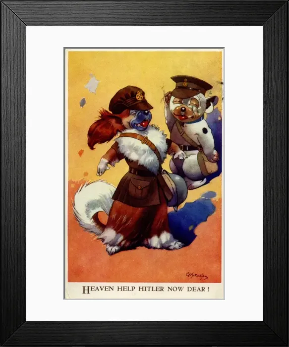 Framed Print : George Studdy Bonzo postcard Framed Print : George Studdy Bonzo postcard