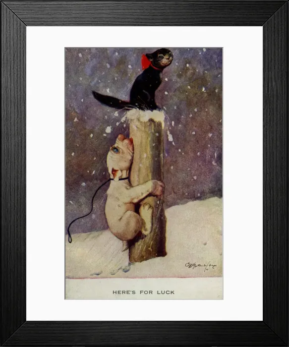 Framed Print : George Studdy Bonzo postcard Framed Print : George Studdy Bonzo postcard