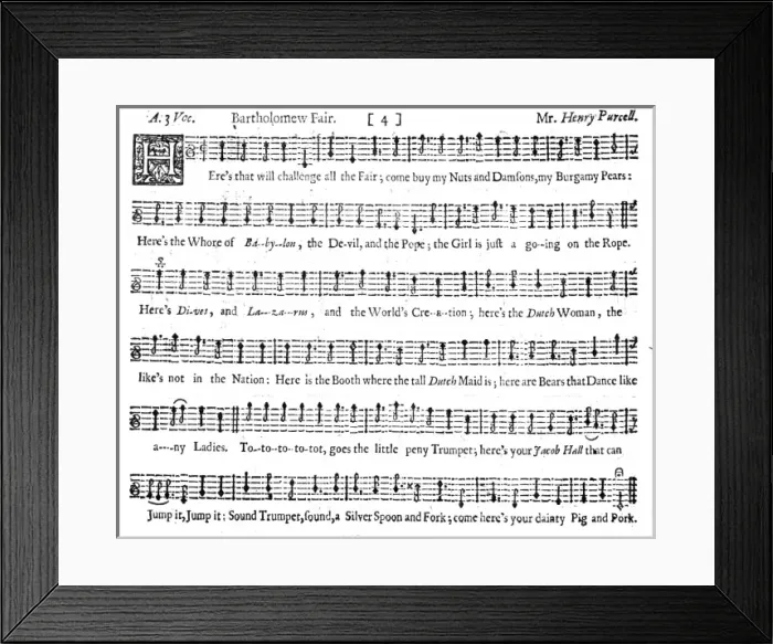 Framed Print : Bartholomew Fair by Purcell Framed Print : Bartholomew Fair by Purcell