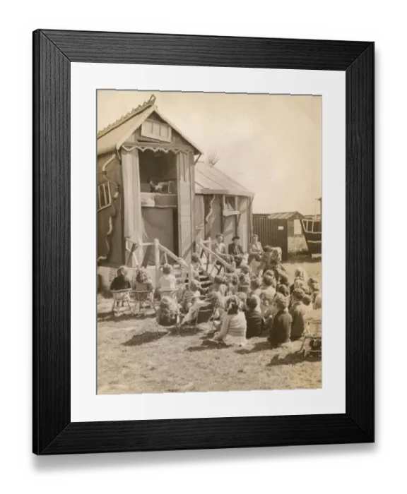 Framed Print : Punch and Judy Show Framed Print : Punch and Judy Show