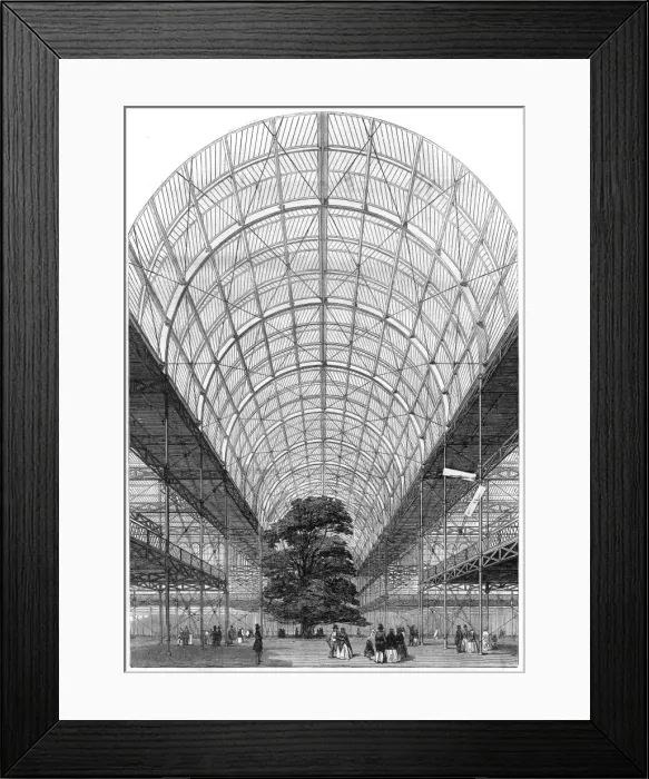 Framed Print : Great Exhibition Transept Framed Print : Great Exhibition Transept