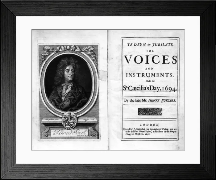 Framed Print : Te Deum and Jubliate by Purcell Framed Print : Te Deum and Jubliate by Purcell
